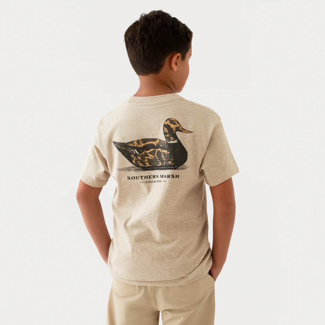 Southern Marsh-Vintage Duck Decoy Tee-Camo (Y)