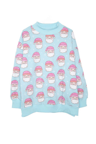 Katydid-Santa Faces All Over Sweatshirt