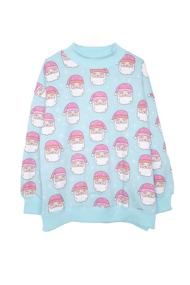 Katydid-Santa Faces All Over Sweatshirt