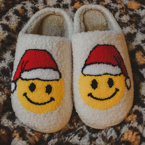 Katydid-Santa Happy Face Slippers