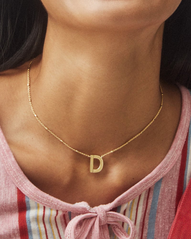 Kendra Scott-Letter D Pendant Necklace