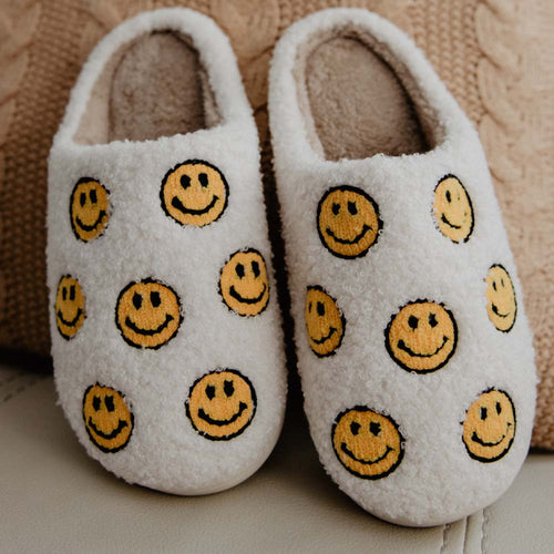 Katydid-Happy Face All Over Slippers
