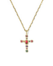Kendra Scott-Cross Tennis Short Pendant Necklace
