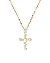 Kendra Scott-Cross Tennis Short Pendant Necklace
