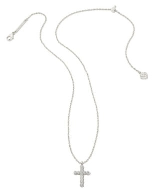 Kendra Scott-Cross Crystal Pendant Necklace