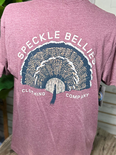 Speckle Bellies-Turkey Fan Mount