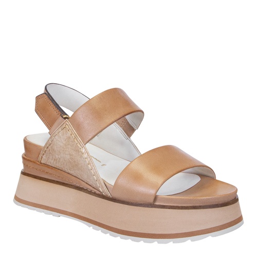 NAKED FEET - DIMENSION in ECRU Platform Sandals